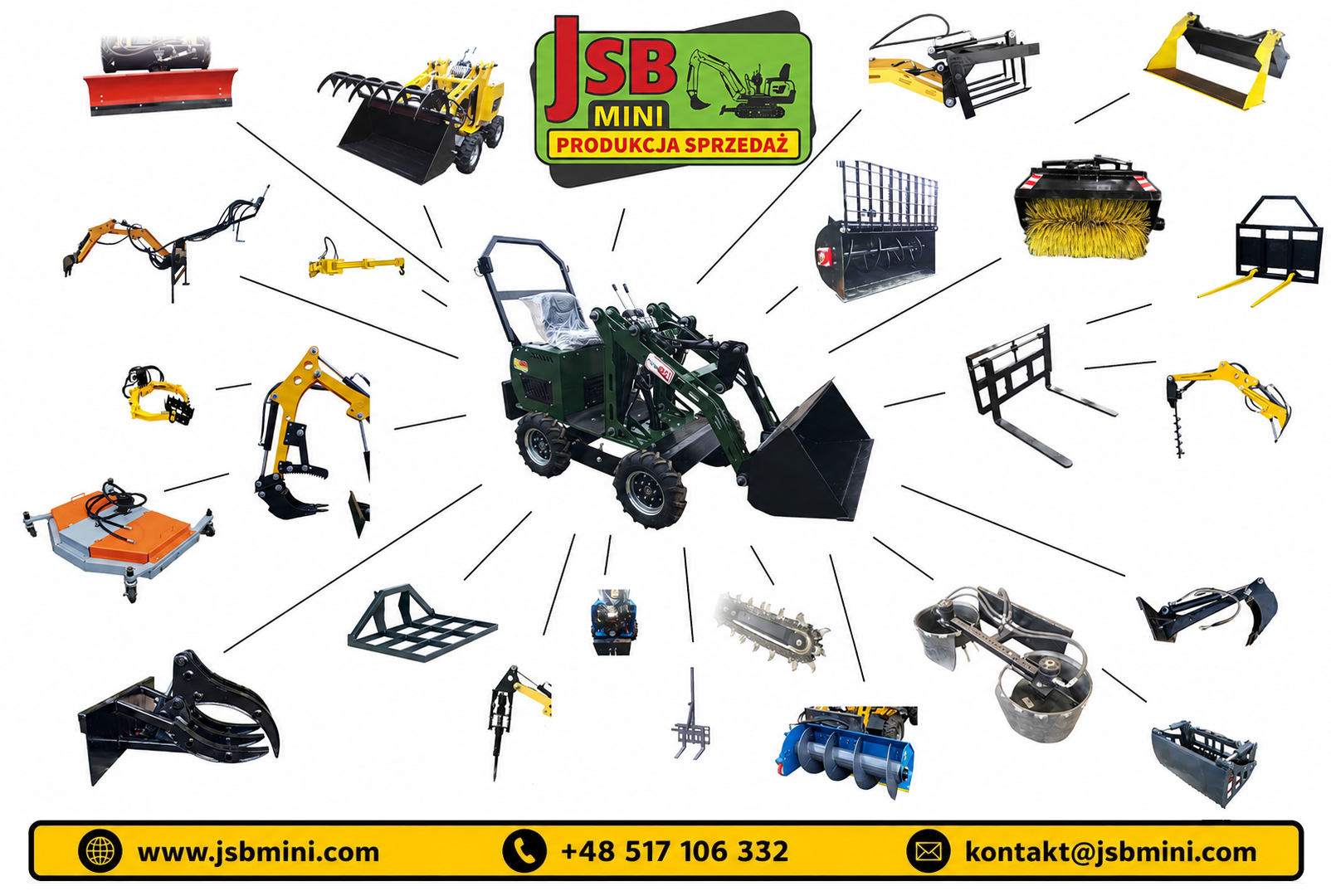 MINIŁADOWARKA KOŁOWA MS-L116 JSB MINI PB/ON - obrazek 2